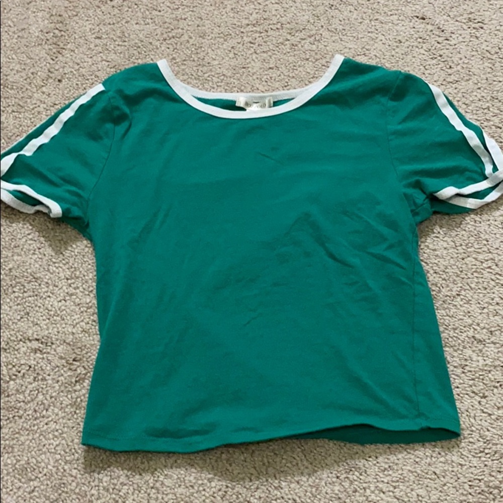 Green Crop Top T-shirt